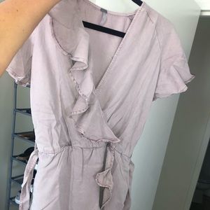 Brand New Ruffled Wrap Dress